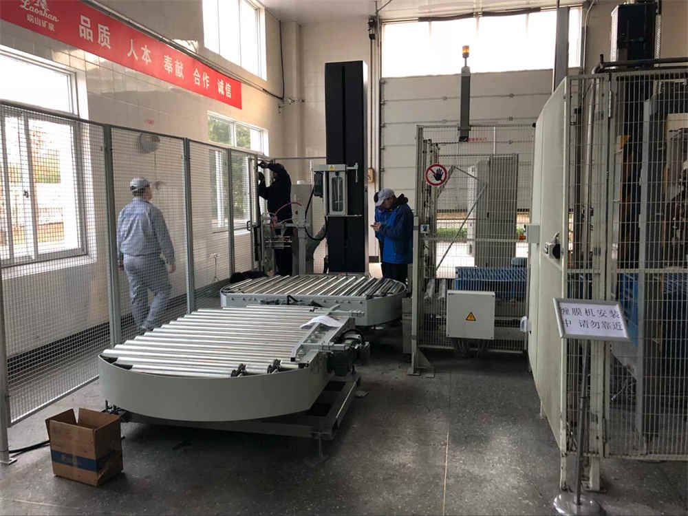 全自动在线转盘式缠绕膜缠绕机 T2000FZ-PL