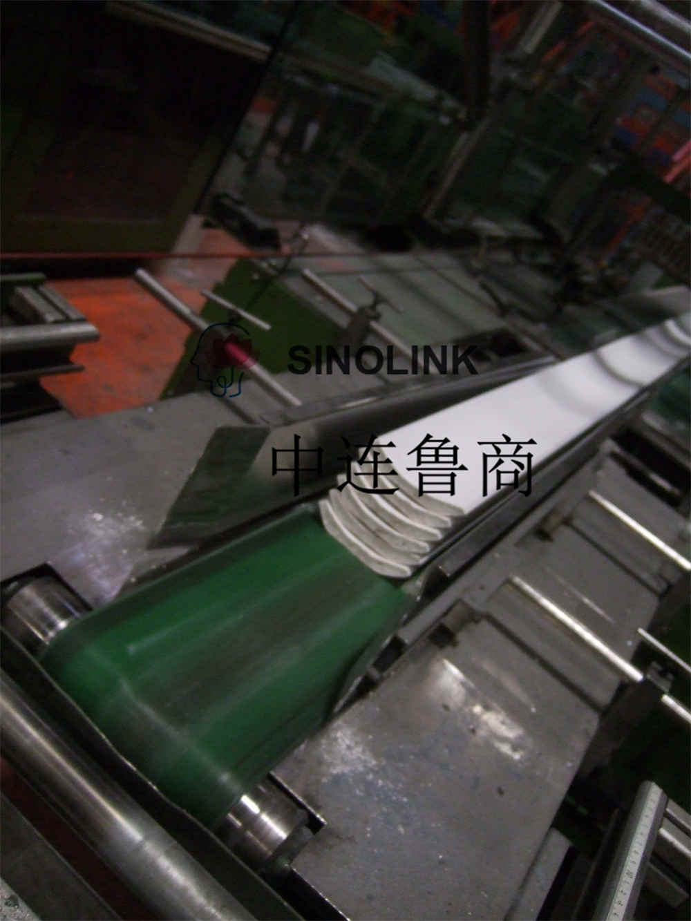 用于石膏线或长线板的自动皮带输送机