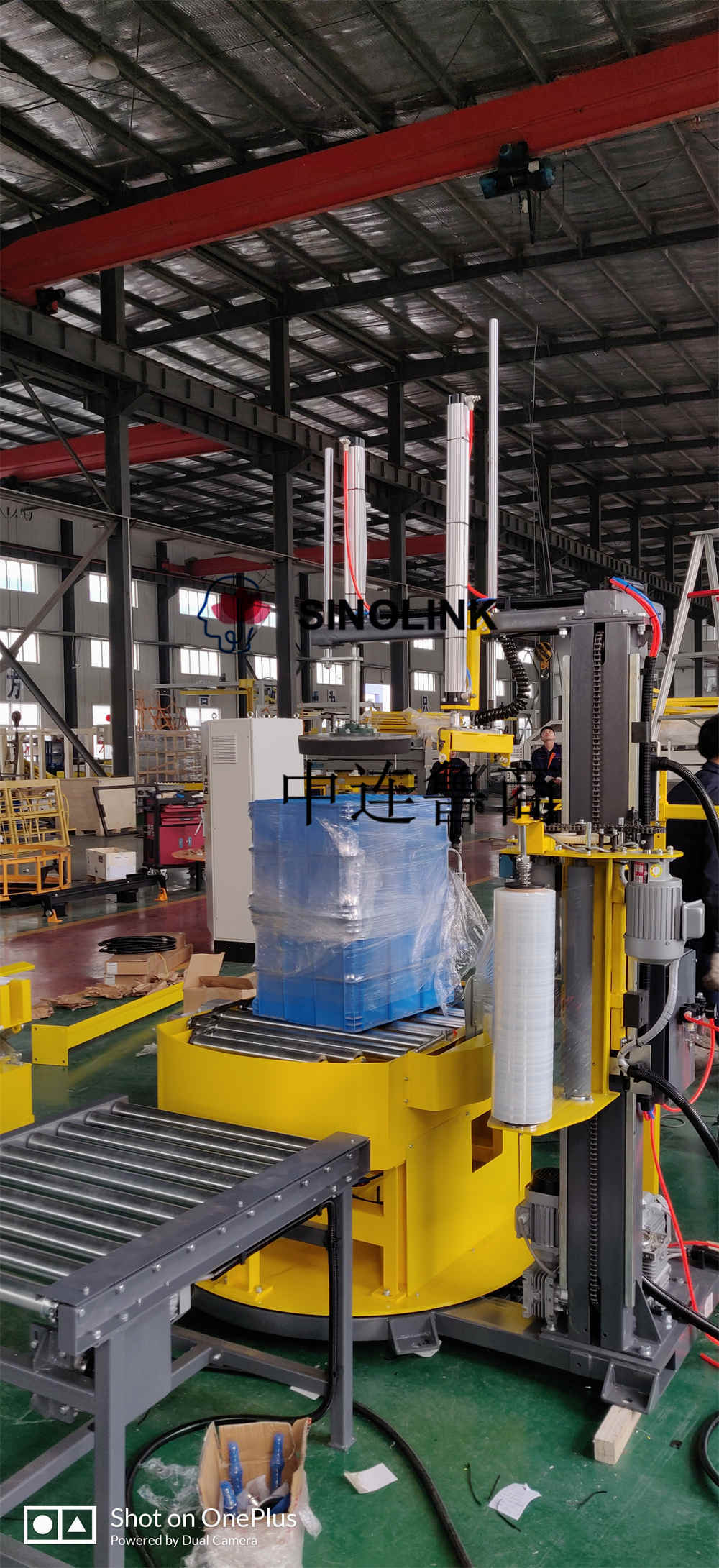 托盘在线自动拉伸包装机