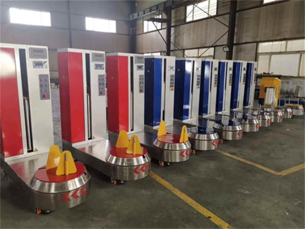 机场行李包装机的使用