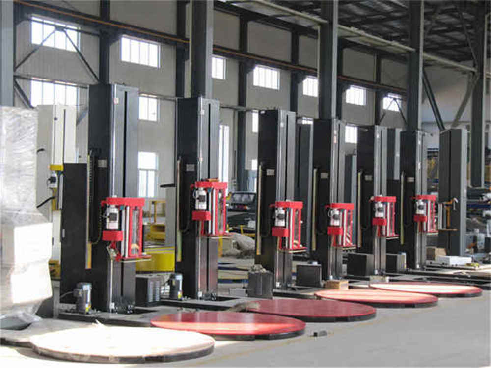 半自动托盘包装机