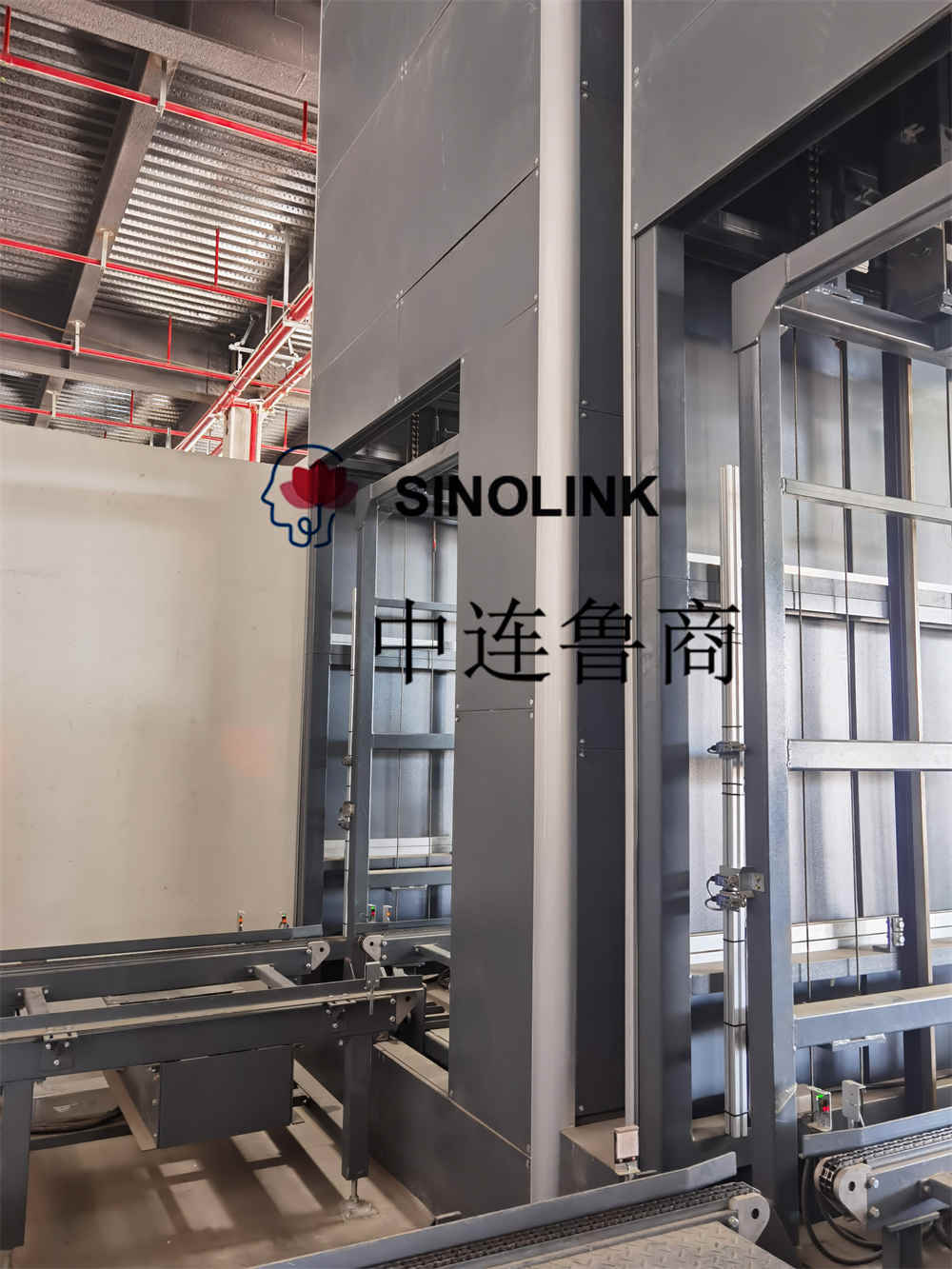 全自动无人重载垂直提升输送机