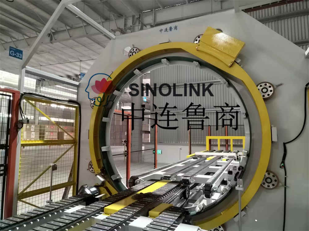 石膏板（建筑板、人造板等）全自动六面裹包包装系统