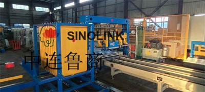 自动夹式彩钢瓦（型板）建筑材料木块捆扎系统