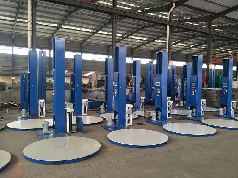 半自动托盘包装机 半自动托盘包装机