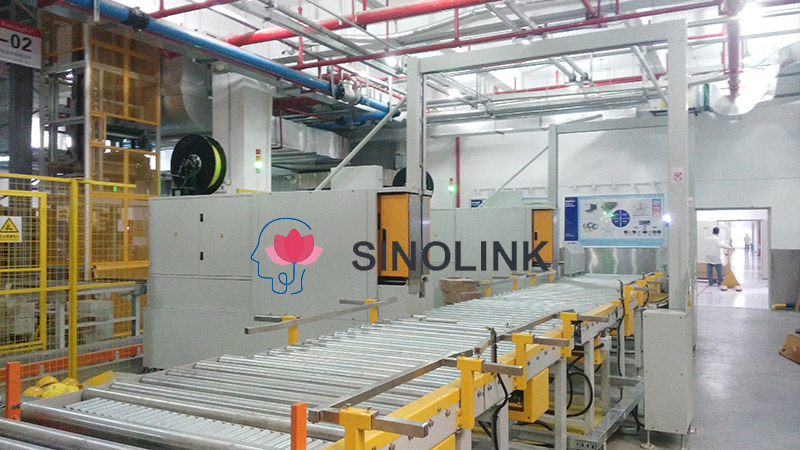 Automatic Vertical Pallet Strapping Machine Automatic Vertical Pallet Strapping Machine