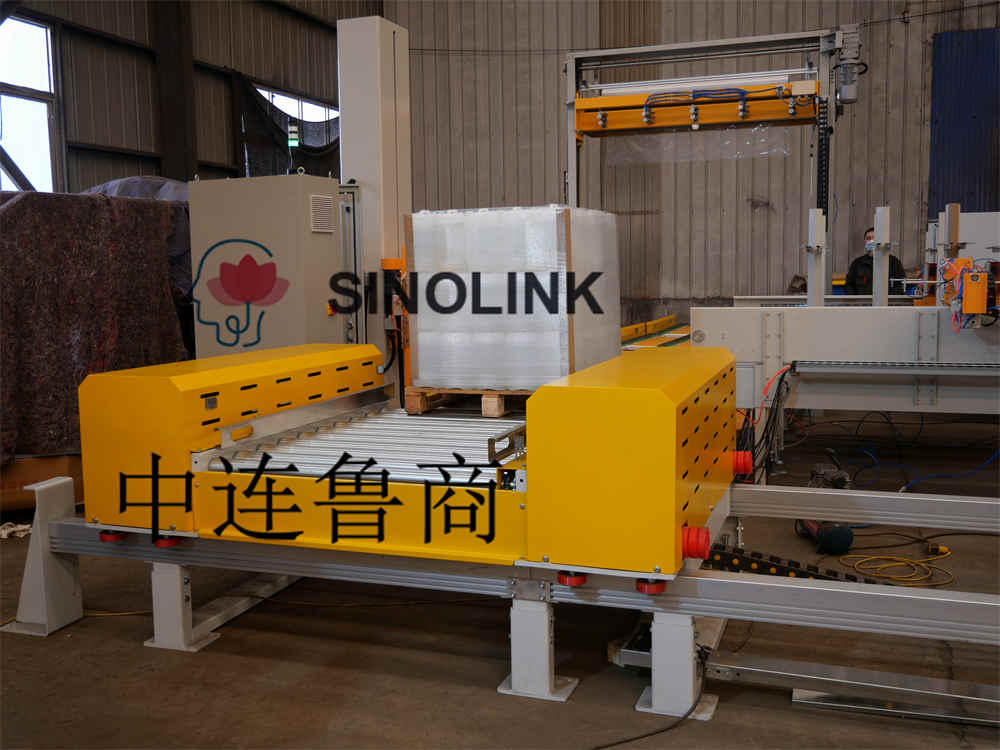 Automatic Extended Paper Corner Protection Pallet Online Wrapping Machine Automatic Extended Paper Corner Protection Pallet Online Wrapping Machine