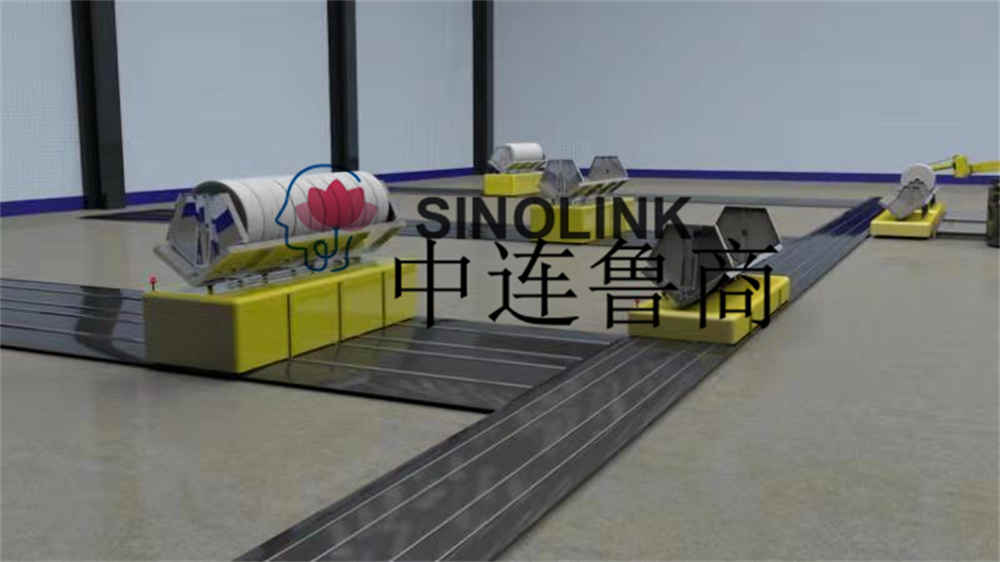 Non Woven Fabric Automatic Conveying And Packaging System Non Woven Fabric Automatic Conveying And Packaging System