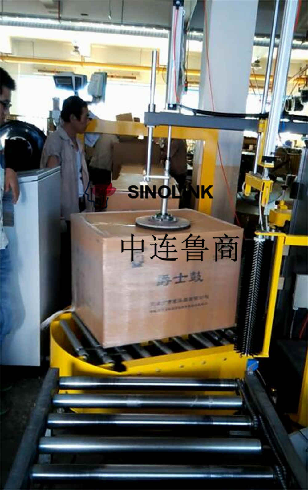 托盘在线自动拉伸包装机 托盘在线自动拉伸包装机