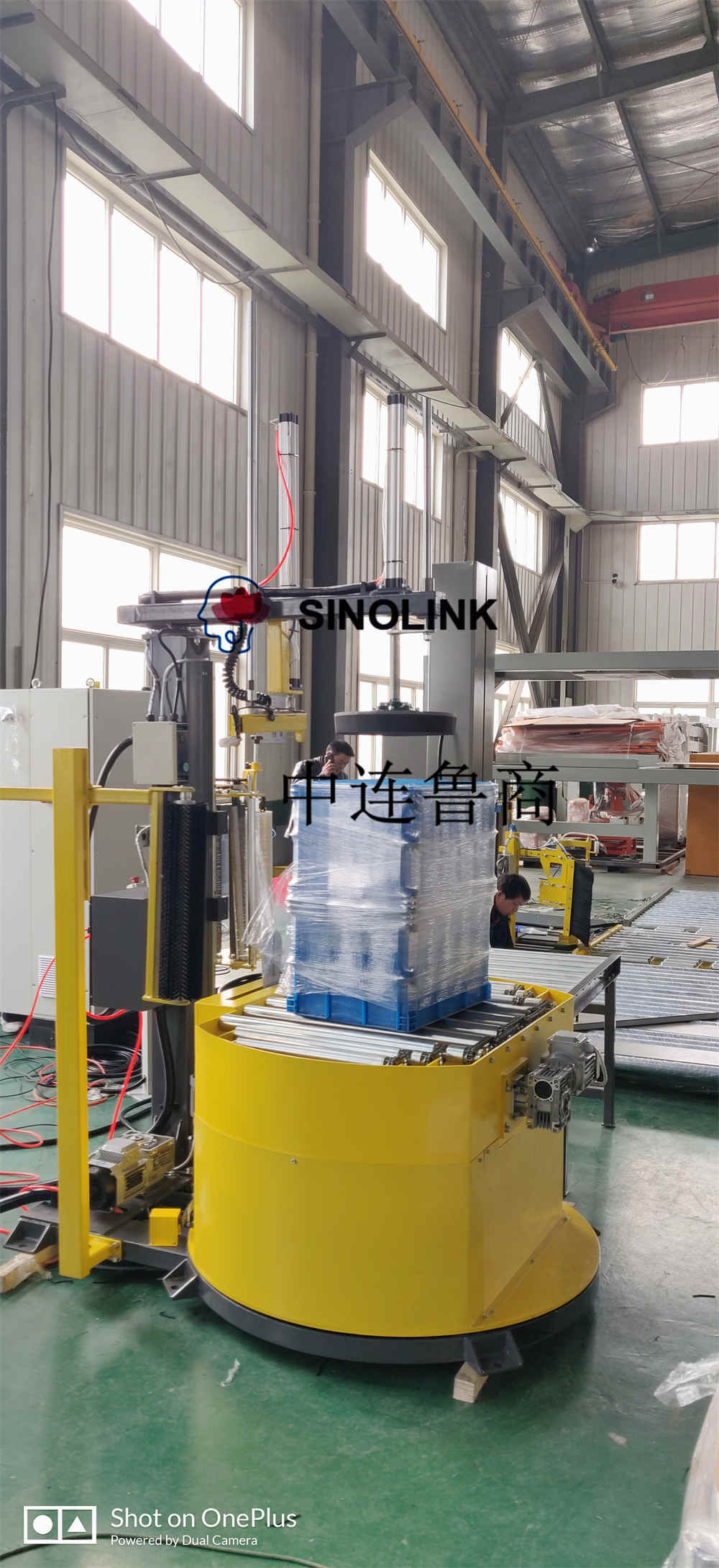 托盘在线自动拉伸包装机 托盘在线自动拉伸包装机