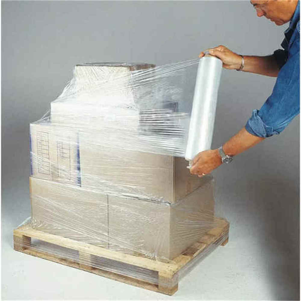Hot Sales 20um/25um Wrapping PE Hand Use Stretch Film Hot Sales 20um/25um Wrapping PE Hand Use Stretch Film
