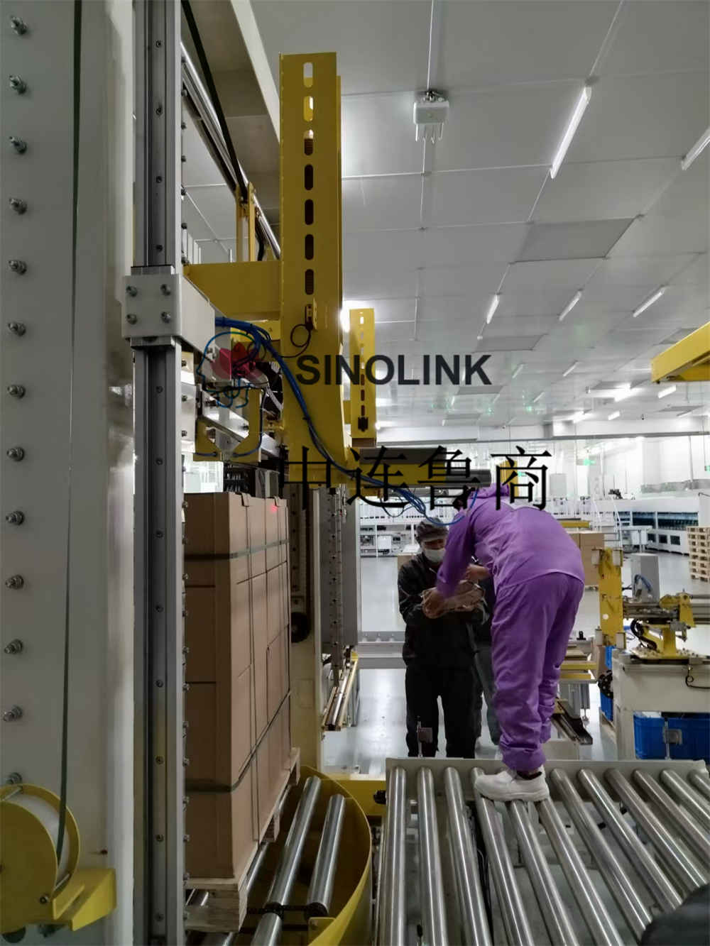 新能源行业自动输送包装系统